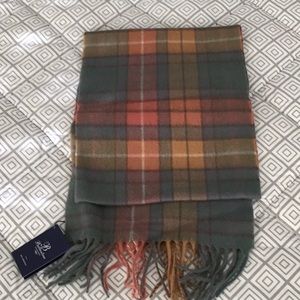 New 100% plaid Lambswool Scarf